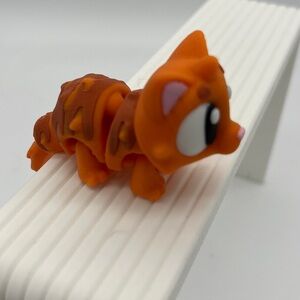 3D printed Orange Tabby Cat 4” Fidget Toy Fun Collectible Stress Re…